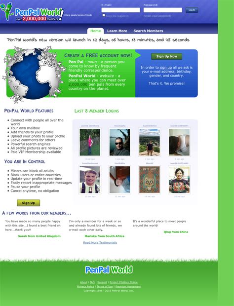 Welcome to PenPal World.